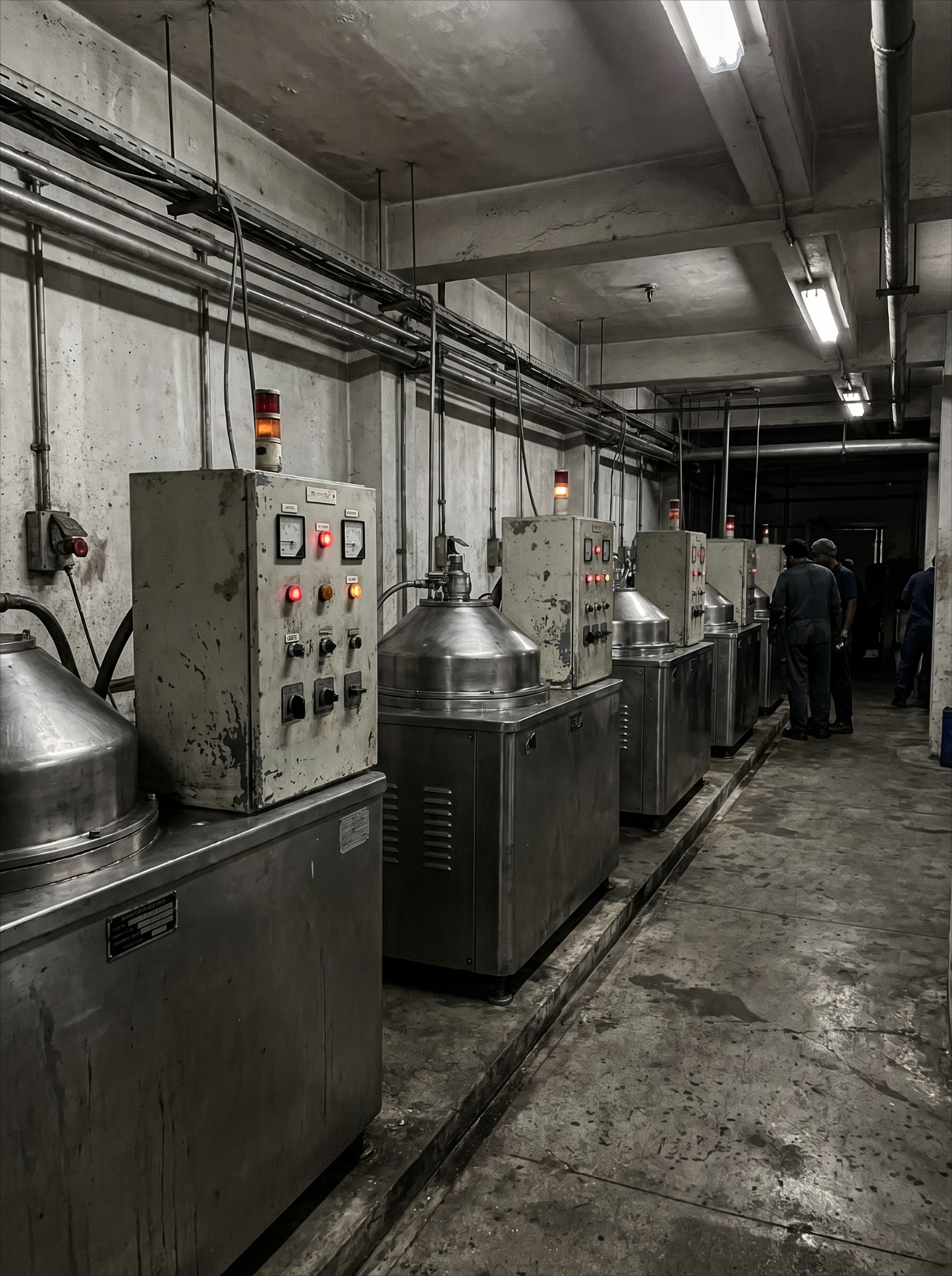 Diffuser battery array for sugar beet extraction in a multi-crop extraction facility